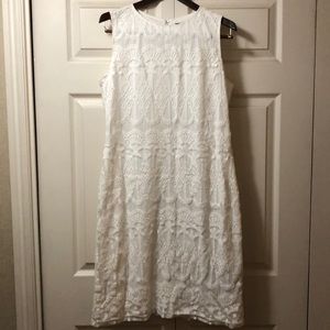Lacey white dress